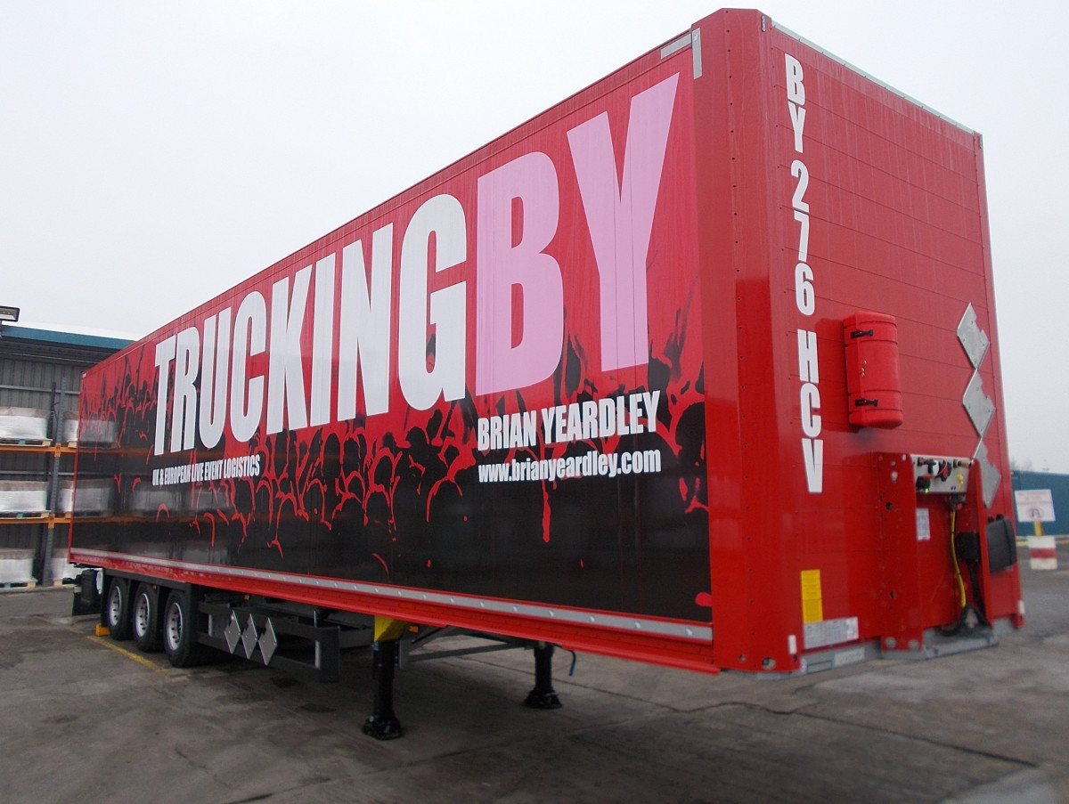 TRUCKINGBY Brian Yeardley Take Delivery Of 30th Event Trailer In Two Years Of Trading.