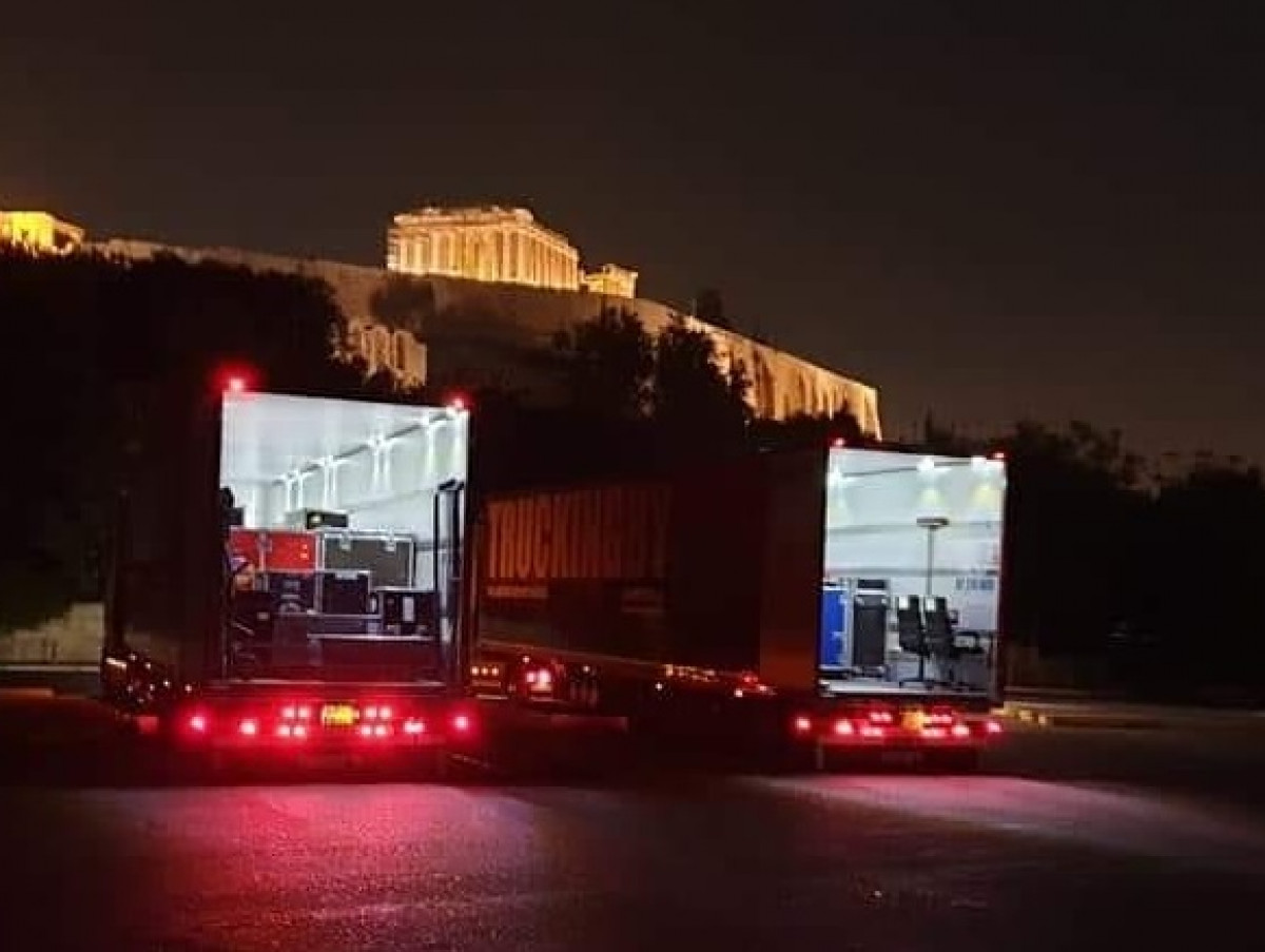 TRUCKINGBY Take Florence & The Machine To The Acropolis, Athens