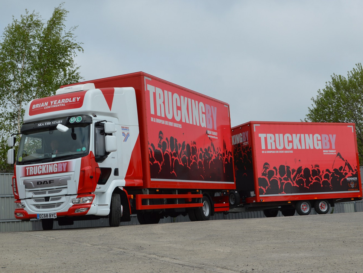 TRUCKINGBY Supply The Perfect Trucking Solution For Brydon, Mac & Mitchells 'town To Town' Tour