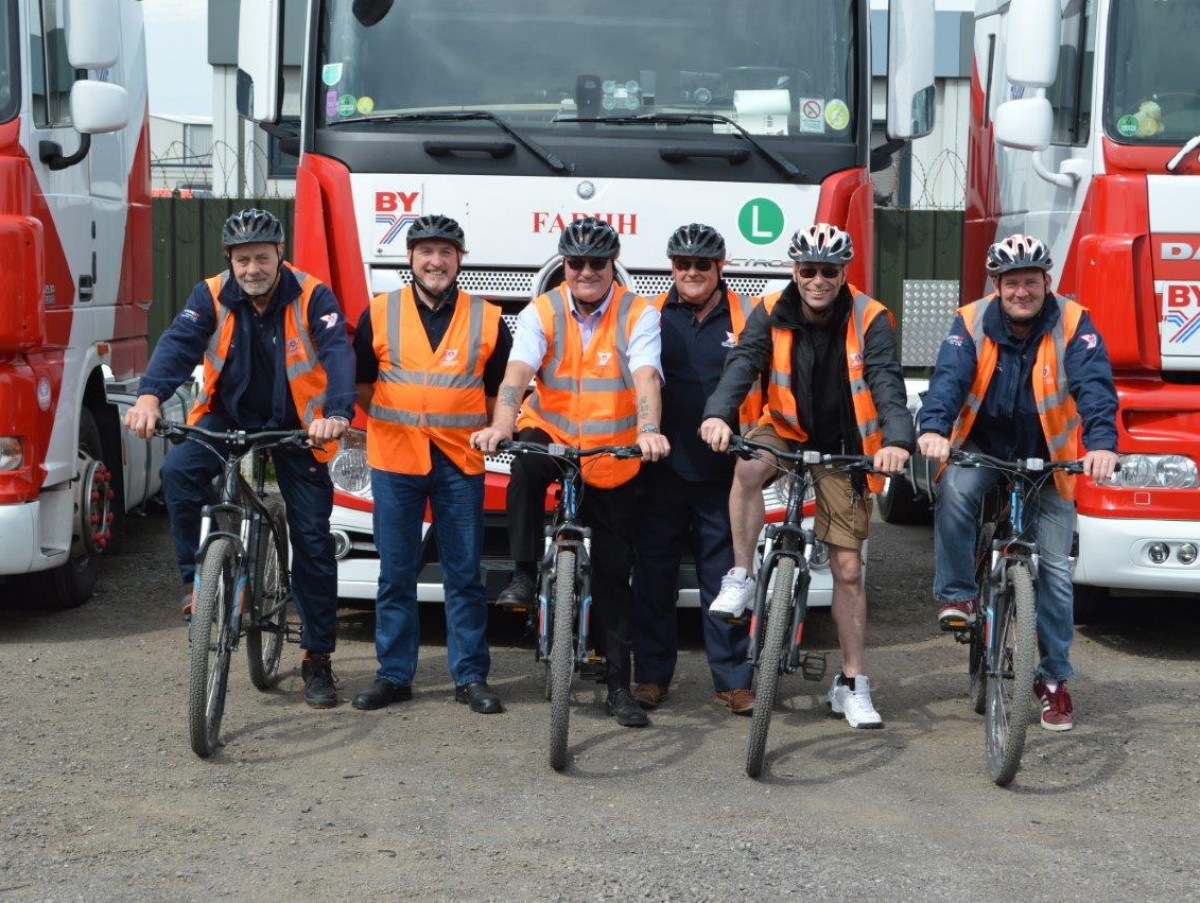 By Drivers Get On Their Bikes