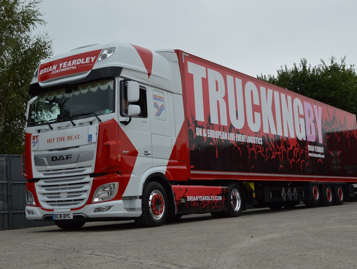 Brian Yeardley Continental Orders 10 Daf Xf 530 Hp Low Ride Trucks For Their Growing Live Event Division