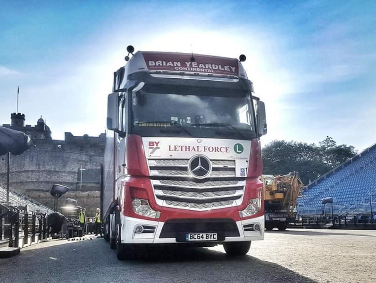 TRUCKINGBY Are Proud To Help On The Production Of The Military Tattoo