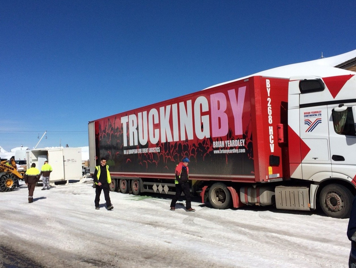 TRUCKINGBY Start The Festival Season On Top Of A Mountain In The French Alps