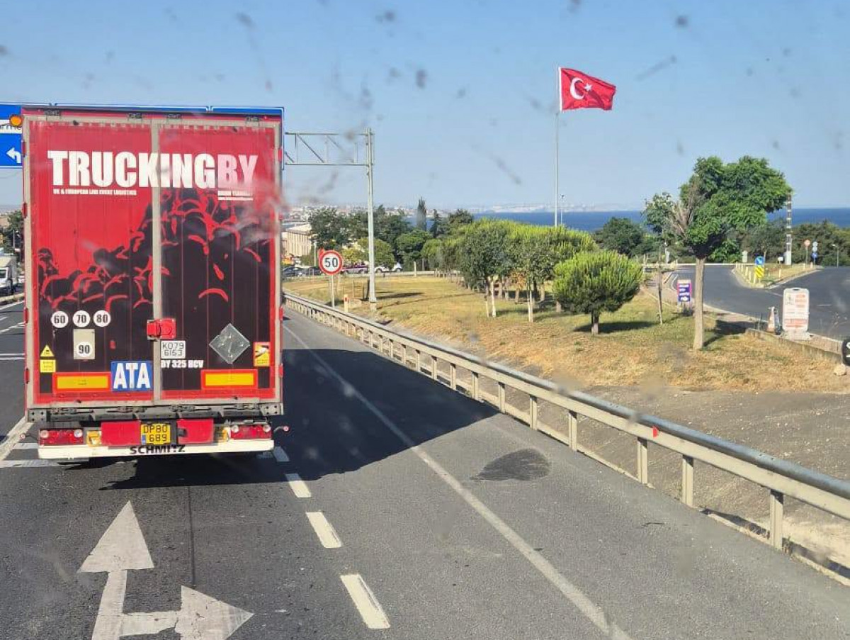 Trucking to Istanbul, Turkey